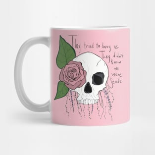 Floral skull Mug